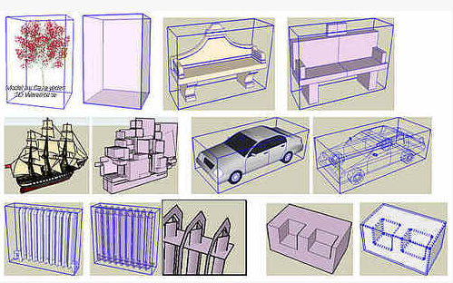 sketchup组件替身