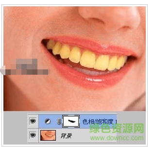 PS牙齿美白滤镜