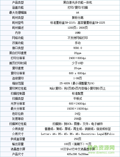 兄弟brother dcp 7057打印机驱动