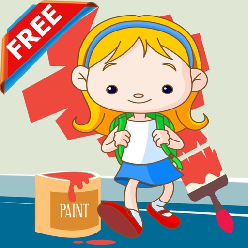 ABC彩图数与学号着色页儿童教育游戏