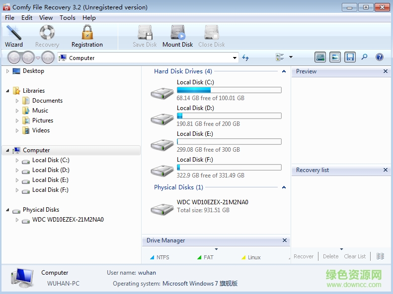 Comfy Partition Recovery注册码