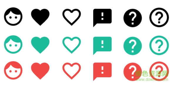 axure图标元件库