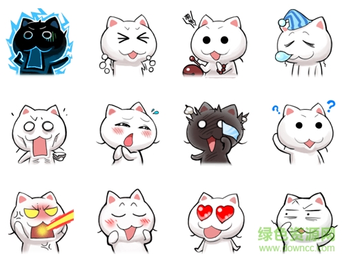 猫咪表情包带字