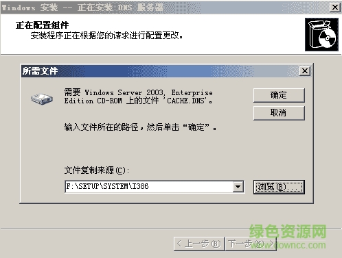 Windows Serve 2003 DNS服务器安装包 Win2003DNS安装包