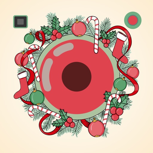 PicNewYear - 新年快乐, 圣诞节快乐 背景 贴纸