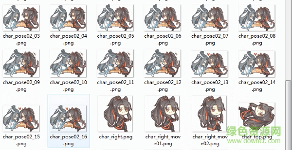 魔道祖师桌宠图包 petdesigner桌宠图片包