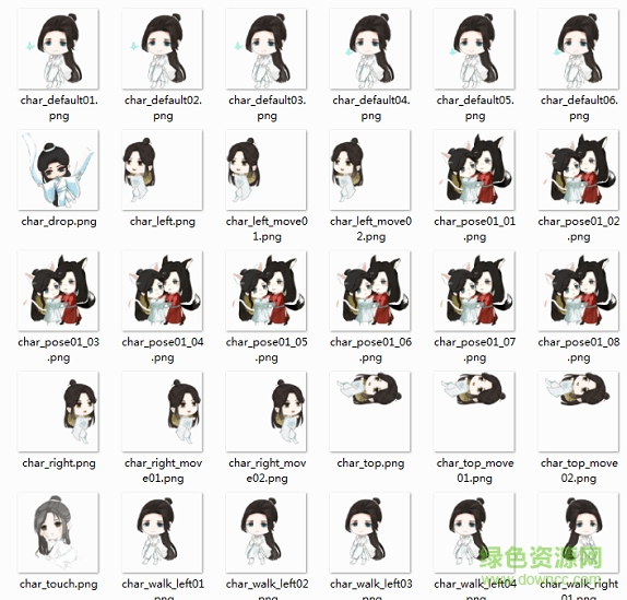 天官赐福桌宠图包 petdesinger天官图包