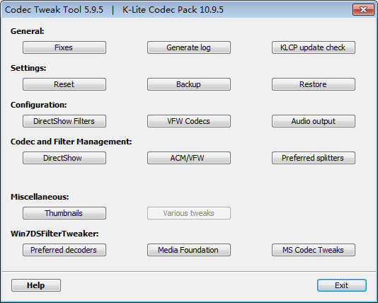 k lite codec pack xp
