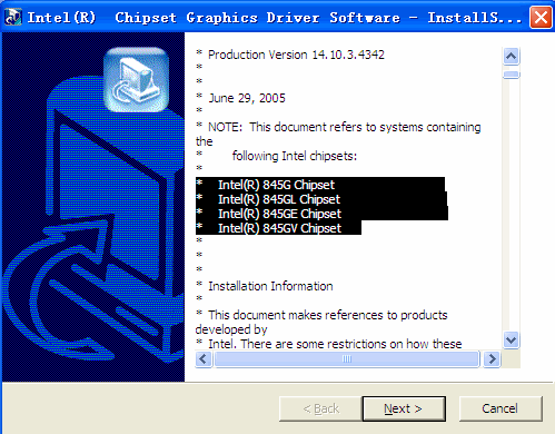 英特尔Intel 82845G集成显卡驱动程序 82845g显卡驱动
