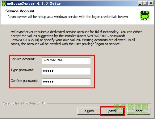 cwrsyncserver软件 cwrsyncserver4