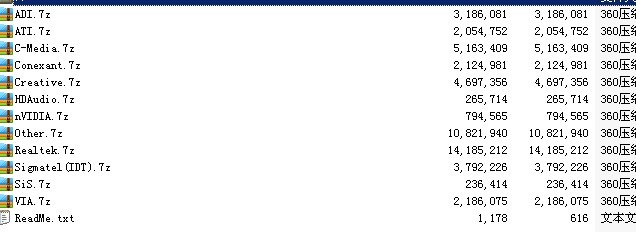 万能声卡驱动xp 万能声卡驱动下载