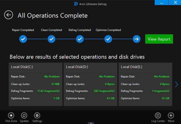 anvi ultimate defrag工具