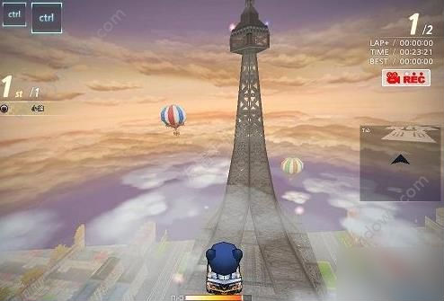 跑跑卡丁车手游巴黎铁塔的宝藏位置