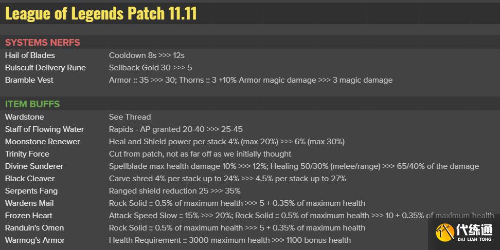 LOL新版本改动坦克削弱_版本改动全解析