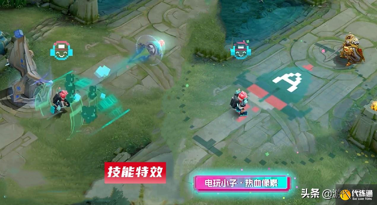 王者荣耀:电玩小子新增两套星元皮肤,全新电子鲨鱼武器很科幻