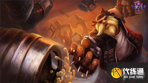 LOL手游酒桶上单不灭打法特点