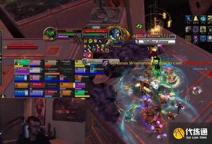 魔兽世界:希尔瓦娜斯双杀,剧情怒射典狱长,英雄本卡散首杀团