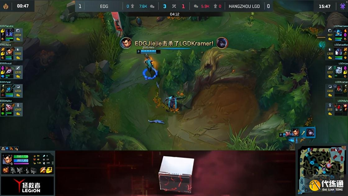 LOL-LPL:Scout盲僧七进七出三杀收割,EDG无情推进2-0横扫LGD