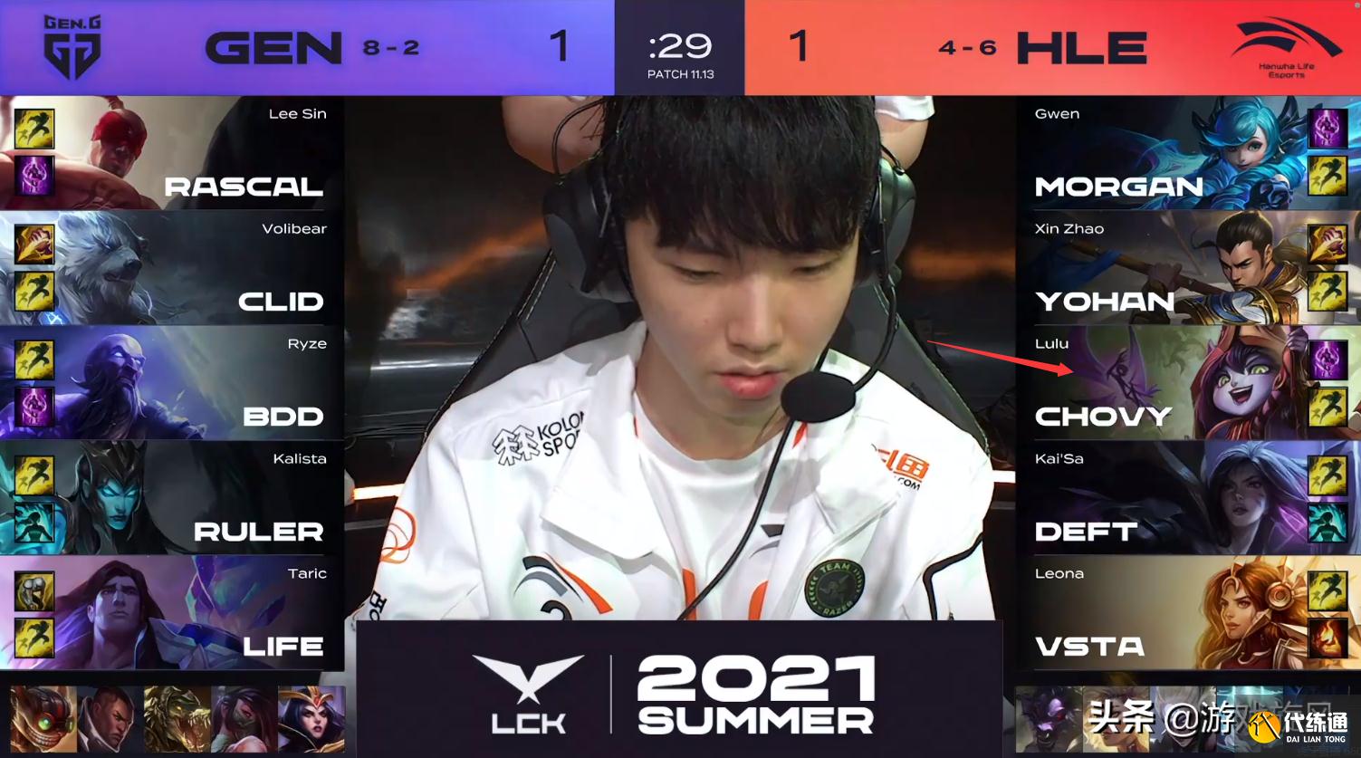 Chovy璐璐_韩华GEN虐泉