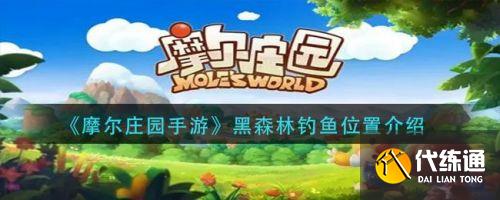 摩尔庄园手游黑森林钓鱼点攻略_黑森林钓鱼点详解