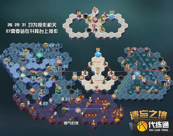 剑与远征遗忘之境路线攻略