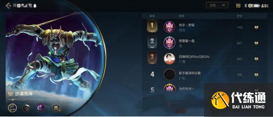 LOL手游开测3天!英雄榜单出现暗黑势力,绝活哥霸占4个榜首?