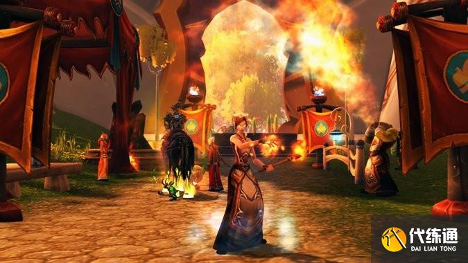 《魔兽世界》怀旧服初迎火焰节，虚拟奖励拿到手软