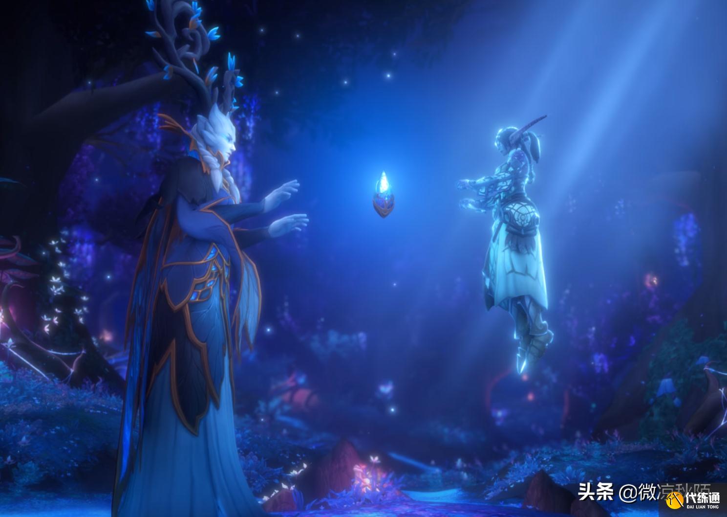 魔兽世界:艾露恩“黑化”,坐观泰达希尔被烧,暗夜精灵原谅月神