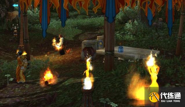 魔兽世界TBC火焰节“祭拜篝火”部落跑图攻略_TBC火焰节跑图攻略