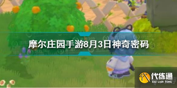 摩尔庄园手游8月3日神奇密码攻略_摩尔庄园手游8月3日密码是什么