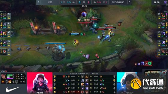 LOL-LPL:Jiejie奥拉夫掌控全局,EDG