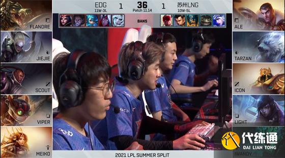 LOL-LPL:Jiejie奥拉夫掌控全局,EDG