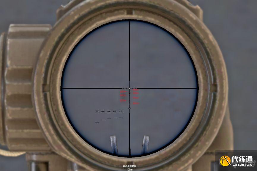 绝地求生13.1栓狙常用倍镜刻度图分享