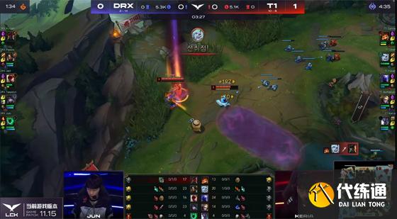 LOL-LCK：Faker瑞兹闪现禁锢逆转局面，T1有惊无险2-0翻盘战胜DRX