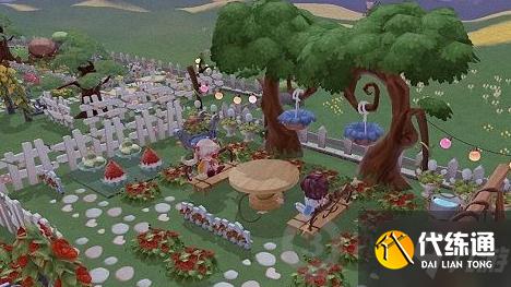 摩尔庄园手游七夕约会花园怎么设计