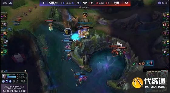 LOL-LCK:Bdd辛德拉绕后秒杀皎月,GEN