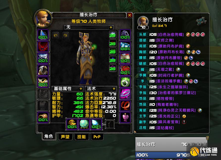 魔兽世界怀旧服:标准神牧20+41的一些分享