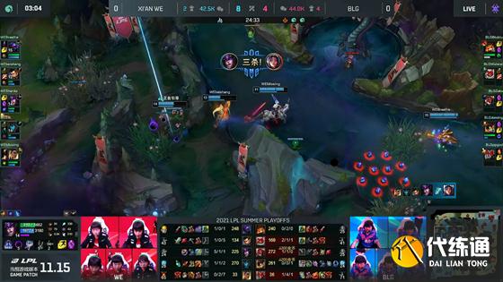 LOL-LPL:上野灵性决策偷大龙逆转局势,WE连翻三盘3-0横扫BLG