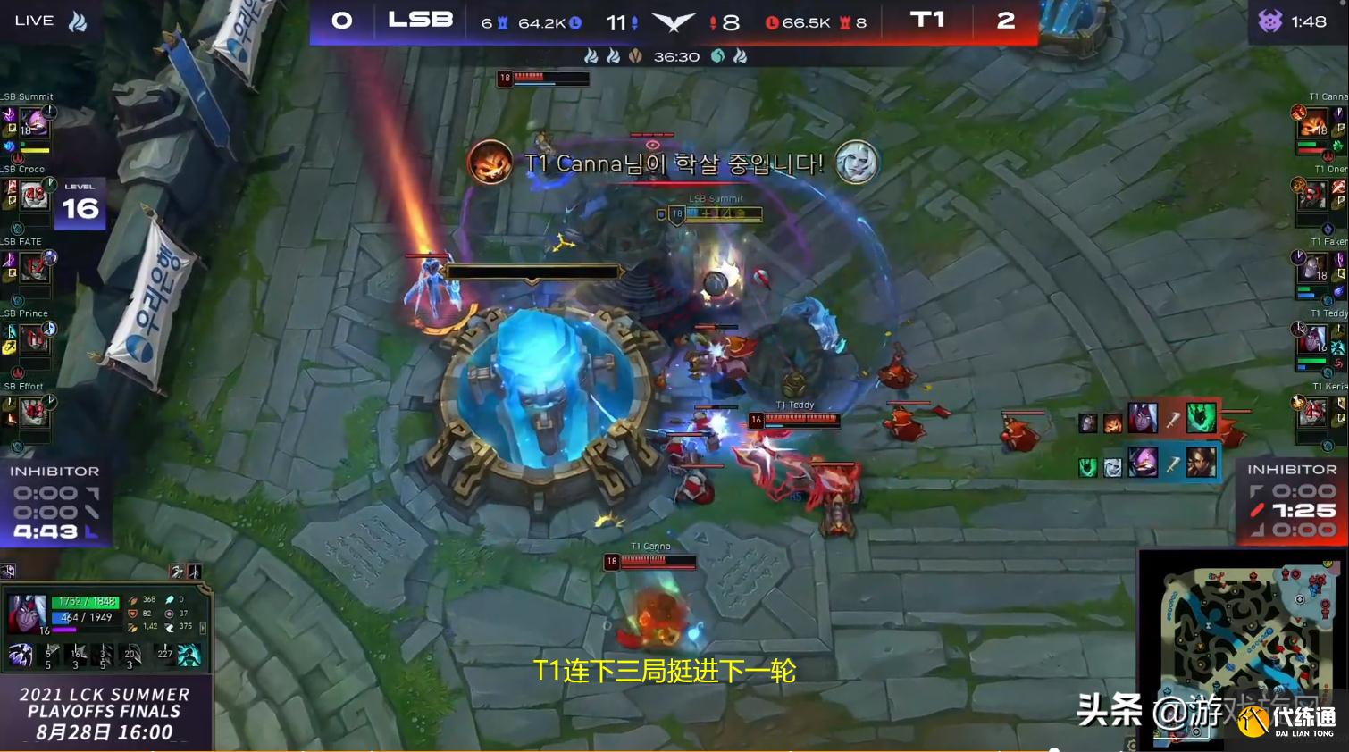 LOL:季后赛T1横扫沙盒晋级,Faker神预测:我感觉DK不会选我们