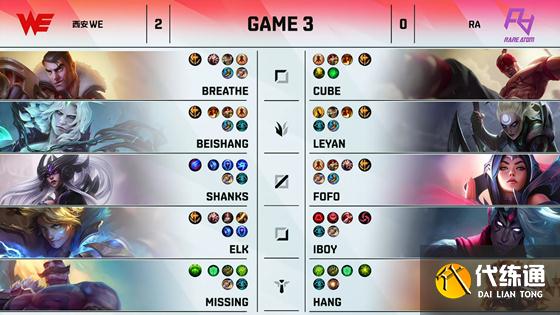 LOL-LPL:Beishang奥拉夫完美节奏拒绝翻盘,WE