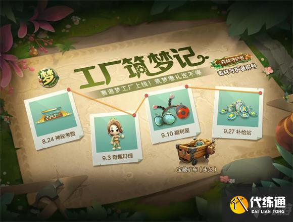 跑跑卡丁车手游工厂筑梦记_工厂筑梦记活动详解