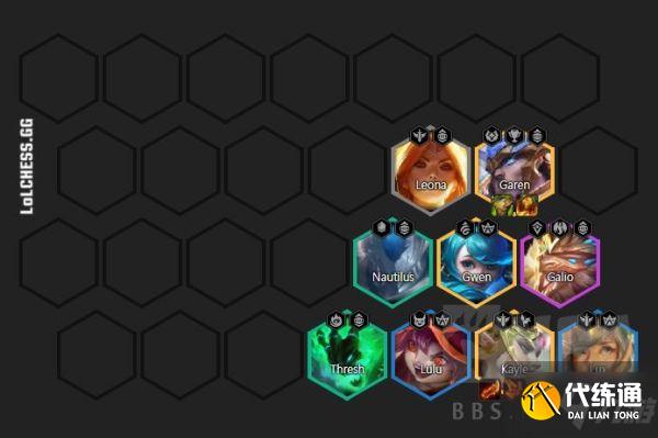 《云顶之弈》11.16版4骑士德莱文天使双C阵容