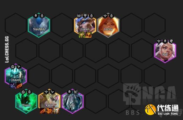 《云顶之弈》11.16版4骑士德莱文天使双C阵容