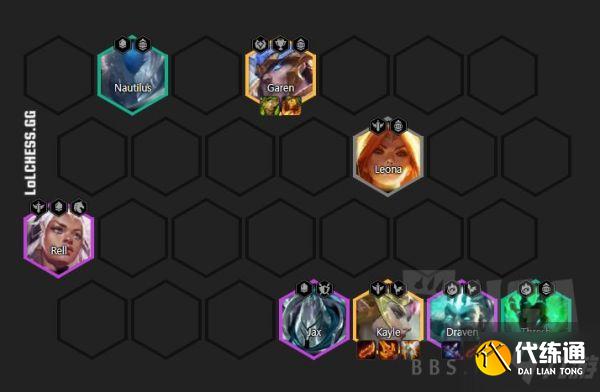 《云顶之弈》11.16版4骑士德莱文天使双C阵容