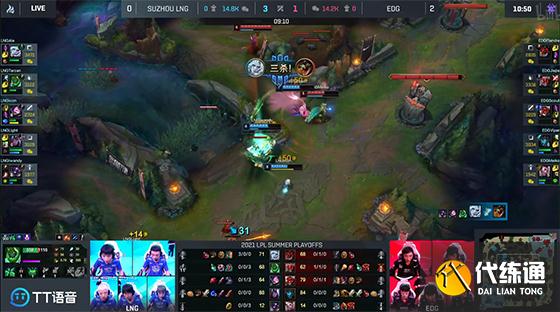 LOL-LPL:Flandre刀妹单杀Ale杰斯,EDG