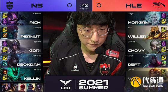 LOL-LCK:HLE摧枯拉朽3-0横扫NS,Chovy、Deft携手晋级S11世界赛