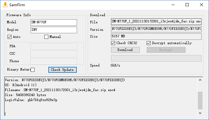 samfirm.exe samfirm最新版官方下载