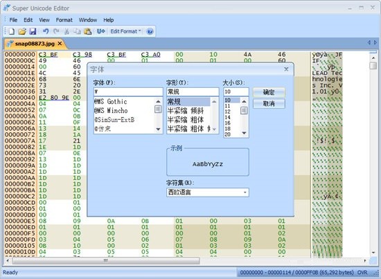 Super Unicode Editor sue软件