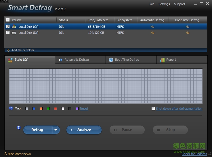 IObit SmartDefrag中文版