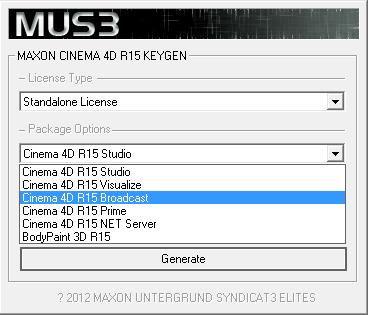 Cinema 4D R15注册机 c4d r15注册机